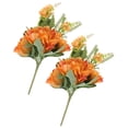 thumbnail image 3 of Hemoton  2 Pcs Delicate Peony Bouquets Decors Vine Faux Plants Bridesmaid Orange, 3 of 8