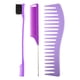 thumbnail image 1 of 2 juegos de 6 peines de plástico para peinar el cabello, cepillos para el cabello, suministros de peluquería, 1 of 5