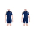 thumbnail image 4 of Soidarity Bañador de buceo SAIL para niños, traje de baño corto de una pieza para niños, pantalones de manga corta, traje de baño, trajes de neopreno Type10 NO10 Soidarity CBP194800, 4 of 5