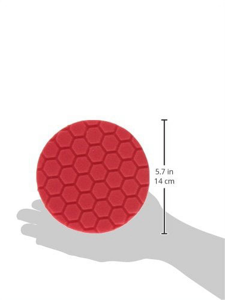 Chemical Guys BUFX_107HEX5 - Hex-Logic Ultra Light Finishing Pad, Red (5.5 Inch)