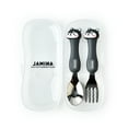 thumbnail image 1 of Amdohai 2Pcs Kids Travel Carry Set Children Portable Tableware Toddler Utensils, 1 of 7