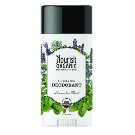 Nourish Organic Aluminum-Free Deodorant, Lavender Mint, 2.2