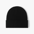 thumbnail image 4 of Idoravan Winter Hats for Men Beanies Winter Hats for Men Beanies Head circumference: 54-56 Men's Outdoor Warm Thickened Ear Flap Knit Hat For Cold Weather Winter Ski Cap Hats Black, 4 of 4