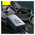 thumbnail image 2 of 120W USB Type C Car Charger Quick Charging Mobile Phone PD QC 3.0 USB Car Phone Charger ,Multi-Device Charger, 2 of 7