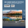 thumbnail image 5 of [Apple MFi Certified] Apple Lightning to HDMI Adapter for iPhone to TV, 1080P Digital AV Adapter Sync Screen Connector Cable Compatible for iPhone 14 13 12 11 XS XR X 8 iPad to HDTV Projector Monitor, 5 of 7