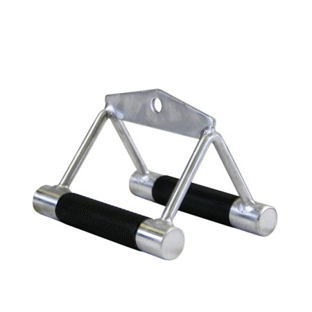 TKO Seated Row/Chinning Chrome Bar with Polyurethane Round Grip