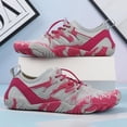 thumbnail image 3 of Chaussures d'Eau de Protection d'Objet Pointu de Veeki Protective Quick-Dry Pieds Nus Rose Rouge 39-0518, 3 of 5