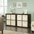 thumbnail image 2 of Sauder Stow-Away 4-Cube Organizer, Smoked Oak Finish, 2 of 11
