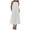 White, variant on Women Linen Sleeveless Extra Long Back Lace Up Linen Sleeveless Extra Long Dress