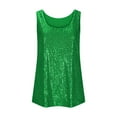 thumbnail image 4 of BVOFAR Womens Sequin Tank Tops 2025 Casual Fashion Scoop Neck Shirts Sparkle Shimmer Sleeveless Tanks Club Party Tops, 4 of 6