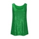 thumbnail image 5 of Tops Henley para mujer,Blusa informal sin mangas con lentejuelas y cuello redondo, de poliéster, corte holgado y cómodo, para uso diario, sopatenor, 5 of 8