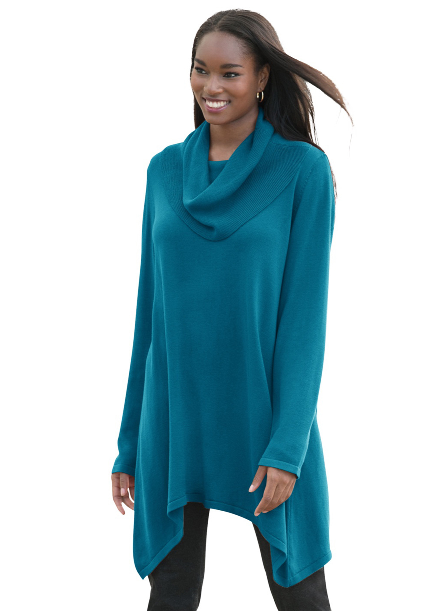Eight Eight Eight Women's Cowl Neck Tunic Sweater Clothing, Shoes u0026  Accessories Fashion Women's Clothing