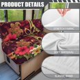 thumbnail image 6 of Qpednta Floral Polynesian Tattoo RV Dinette Cushion Covers Easy Installation Washable Elastic Sofa Chair Furniture Protectors Interior RV Accessories Camper Cushion Booth Seat Covers, 6 of 7
