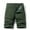 Men's Army Green Cotton Work Cargo Shorts _ A, variant on HOOMEUMY 2025 Men's Cotton Cargo Shorts Loose Fit Work Beach Shorts with Zipper Pockets Solid Color Above Knee Bermuda Shorts Army Green 10