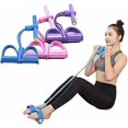 thumbnail image 1 of Resistance Training 4 Tube Pedal Resistance Band Sit-up Pull Rope Fitness Pedal Exerciser Tension Rope Sport Trainer Equipment, 1 of 5