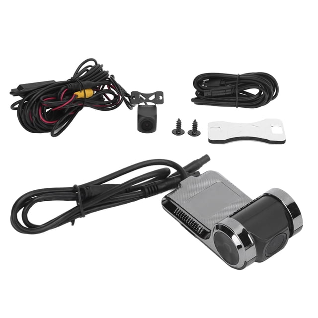 Dash Cam, Front Rear Camera Universal Dual Lenses USB Connection ADAS Alarm Motion Detection For Road