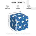 thumbnail image 4 of Zufioo Geese and leaves Tissue Box Cover, Tissue Box Cover Holder Square PU Leather for Bathroom Vanity, Countertops, Dressers, Night Stand, Parlors and Offices, 4 of 7