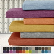 Bench Cushion Pads for Indoor/Outdoor Furniture/Window Seat Chair Sofa Couch Swing Garden 70D High-Resilience Upholstery Thickened Foam 3 Inch Thickness 2 Ties with Beige Non-slip Bottom