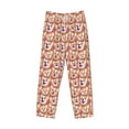 thumbnail image 4 of Daiia Corgi Head with Floal Men's Sleep Pant with Pockets and Drawstring,Pajama Pants-XX-Large, 4 of 9