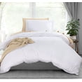 thumbnail image 1 of Juego de funda de edredón Utopia Bedding, tamaño doble, 2 piezas, color blanco, 1 of 7