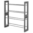 thumbnail image 2 of Whitmor Gunmetal Shoe Rack - 2-Tier Expandable Shoe Rack - Gunmetal Gray, 2 of 6