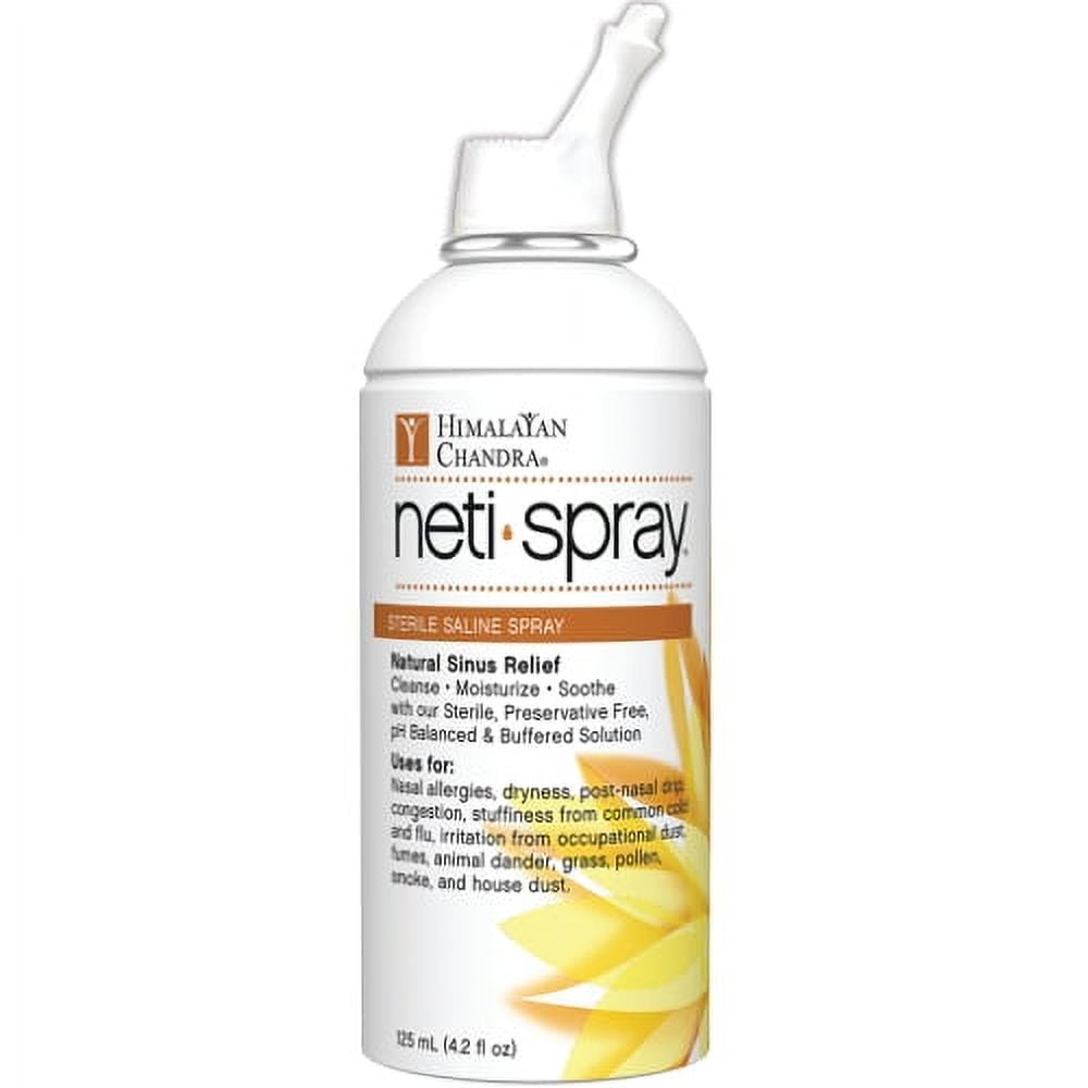 Himalayan Chandra Neti Spray - Sterile Saline - 4.2 oz