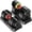 Pair(3-25lbs), variant on LNOW 25lbs (1 Pair) Quick Select Adjustable Dumbbells for Homm 5 in 1 Free Weights 5/10/15/20/25lb/50lb Dumbbell with Anti-Slip HanSuitable for Home Gym Exercise Equipment
