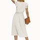 thumbnail image 3 of Vestido informal de mujer con cuello en V y cintura lisa - Tejido de poliéster - Estilo fresco - Tallas S-XL, 3 of 6