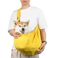 thumbnail image 4 of JANGSLNG Adjustable Dog Sling Carrier with Pocket Safety Hook Hands-Free Pet Bag Breathable Small Animals Carrier Crossbody Shoulder Outdoor Travel Portable Bag, 4 of 8