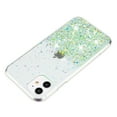 thumbnail image 3 of Luminous Case for iPhone 11, Glow in the Dark Fluorescent Glitter Case for Women Girls, Bling Sparkle Lightweight Slim Shockproof Protective Phone Cover for iPhone 11, Green, 3 of 6