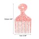thumbnail image 4 of Peine De Diente Ancho Unique Bargains Para Hombres Mujeres Plástico Rosa, 4 of 7