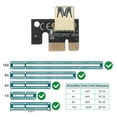 thumbnail image 4 of Guardoinrt Ordinateur Mineur PCI-E Adaptateur 1X vers 16X PCI - Convertisseur Rallonge Noir 1 Ensemble, 4 of 6