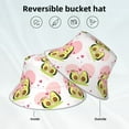 thumbnail image 5 of Easygdp Avocado Lovers Double-Sided Reflective Fisherman Hat for Outdoor and Night Walking, Unisex, 5 of 9