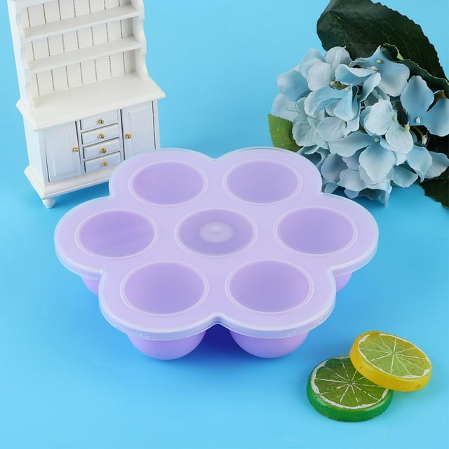 Ice Tray, Safe Environmentally Friendly Multifunctional Ice , For Food Storage Food Molds Purple