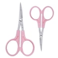 thumbnail image 1 of LEEYNEER Pink Curved Sewing Scissors with Pointed Tip  DIY Craft Thread Cutting Needlework 4 5 Inch and 3, 1 of 8
