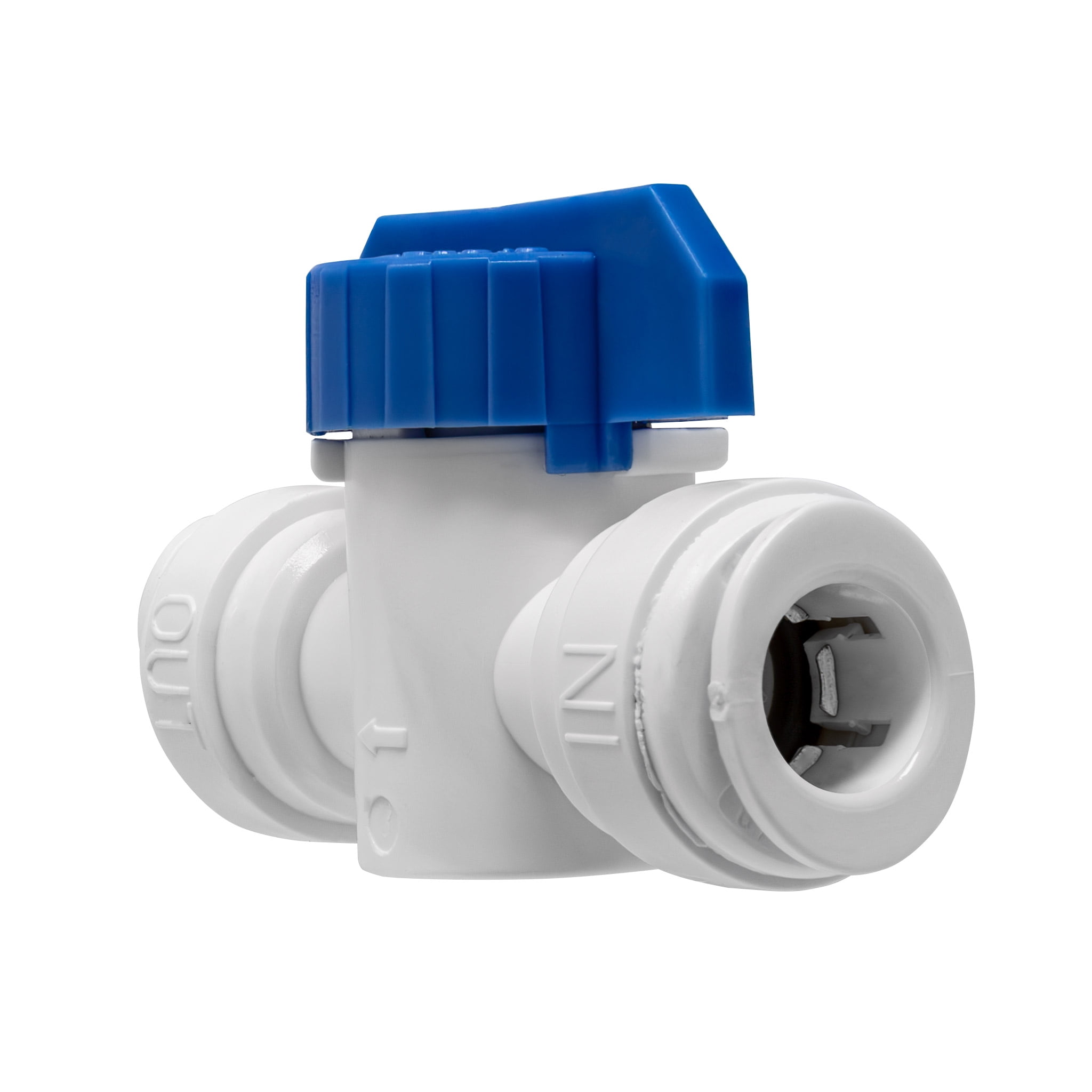 Metpure Quick Connect Straight Inline Ball Valve 3/8" by 3/8" OD Tubing