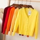 thumbnail image 2 of Casual Woman Cardigan Sweater Autumn Winter Women Solid Color V-neck Long Sleeve Plus Size Knit Sweater Coat Crochet, 2 of 5