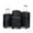 Black, variant on Rosamo 4-Piece Hardside Luggage Set, Expandable Rotating Luggage Compartment With TSA Lock, Lightweight Rolling Luggage Set