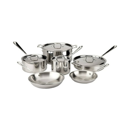 Viking Culinary 3-Ply Stainless Steel 10 Piece Cookware