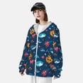 thumbnail image 3 of Disketp Ocean Floor Animals for Men's Sun Protection Hoodie Performance Long Sleeve Fishing Outdoor Lightweight-3X-Large, 3 of 7