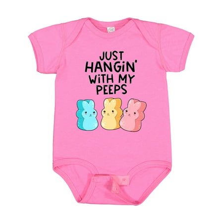 

Inktastic Easter Just Hangin with My Peeps! Gift Baby Boy or Baby Girl Bodysuit