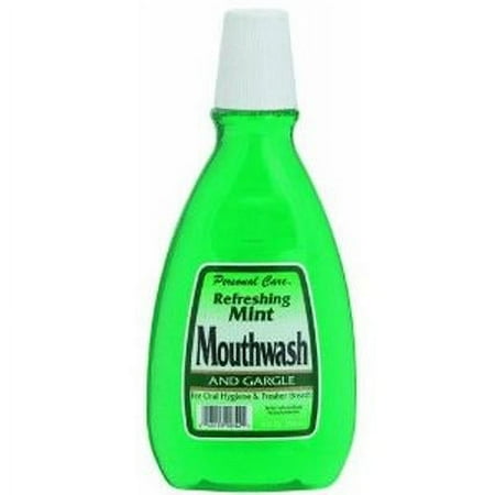 Personal Care 90887-1 Refreshing Mint Mouthwash & Gargle - 16 oz., Pack of 12
