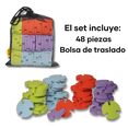 thumbnail image 3 of Dundy Conecta, Juego de construccion infantíl, discos de espuma EVA suaves y seguros., 3 of 4