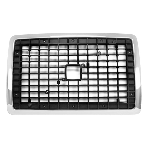 Grand General 89320 Grille en Plastique Chromé avec Écran Anti-Insectes en Acier Noir pour Volvo VNL