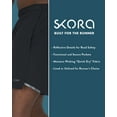 thumbnail image 2 of Skora Mens Shorts Running Athletic Gym 2-1 Lined and Unlined Shorts 5" 7" and 9" Inseams, 2 of 9