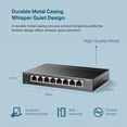 thumbnail image 3 of Conmutador Ethernet TP-Link TL-SG108S de escritorio Gigabit de 8 puertos, 3 of 6