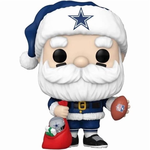 Funko Santa Claus Dallas Cowboys NFL Holiday Vinyl Figure