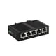 thumbnail image 1 of Conmutador Ethernet 10/100 Mbps de Alto Rendimiento, Montaje en Carril DIN, 5 Puertos, 1 of 9