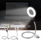 thumbnail image 1 of Lámpara de escritorio LED USB con lupa: 18 bombillas de alta luminosidad, aumento 4X para lectura y manualidades, barra de luz ajustable de 15,6", alimentada por USB para portátil y PC, 1 of 3