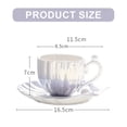 thumbnail image 2 of Tazas de café y perlas de 300 ml, platos, tazas y platillos de café, tazas de cerámica., 2 of 5